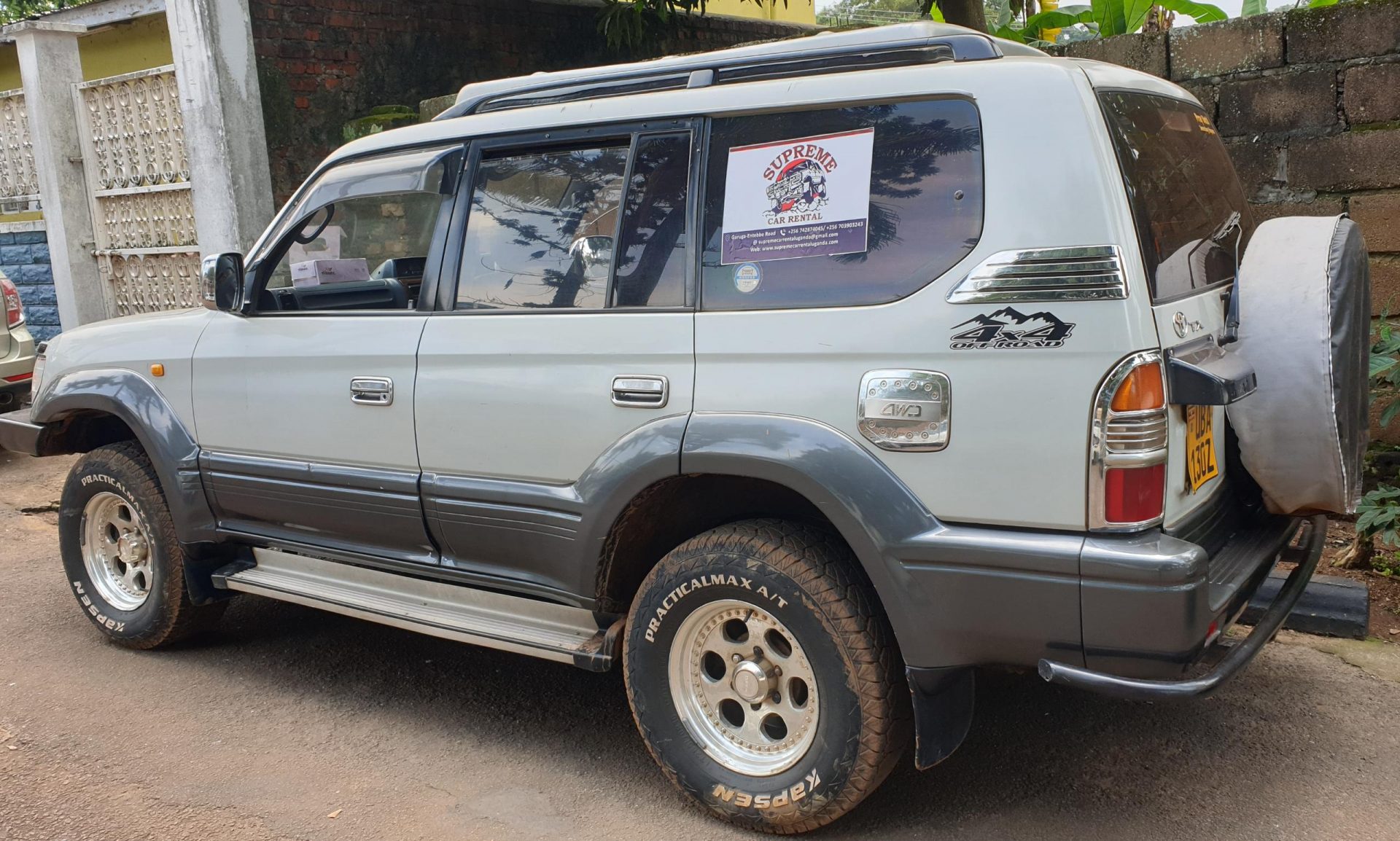 Travelers in Road - Renting a Car in Uganda